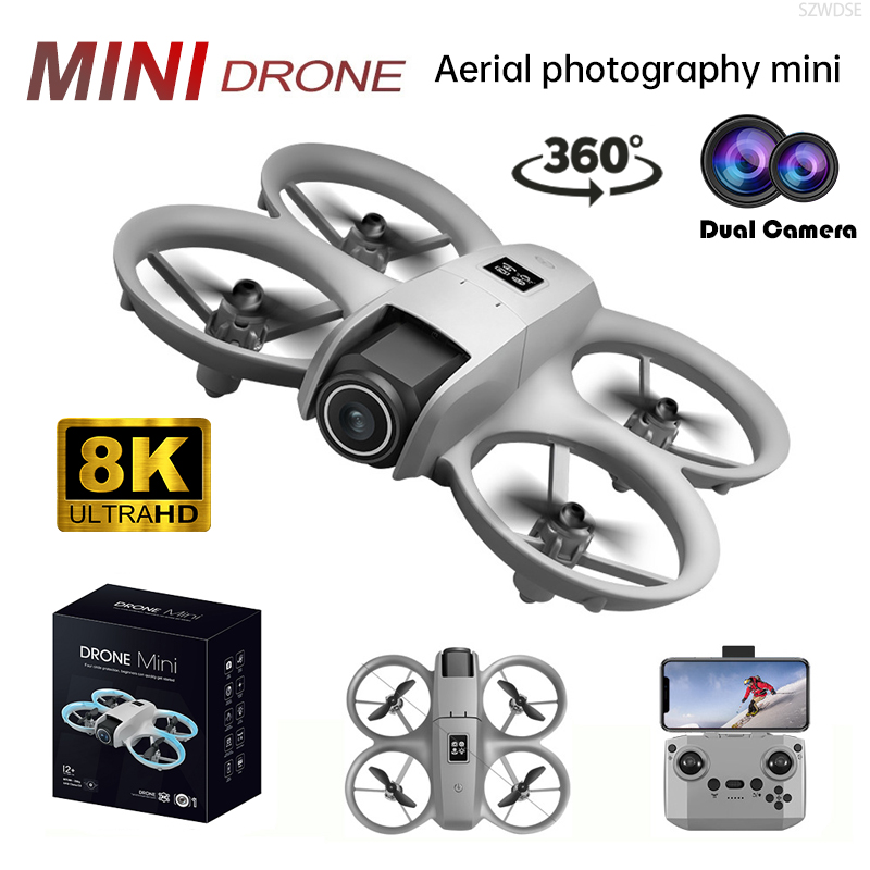 Drone Camera Professional - Mini-Drohne mit professioneller 8K-Kamera, 5G-WLAN-FPV-UAV mit