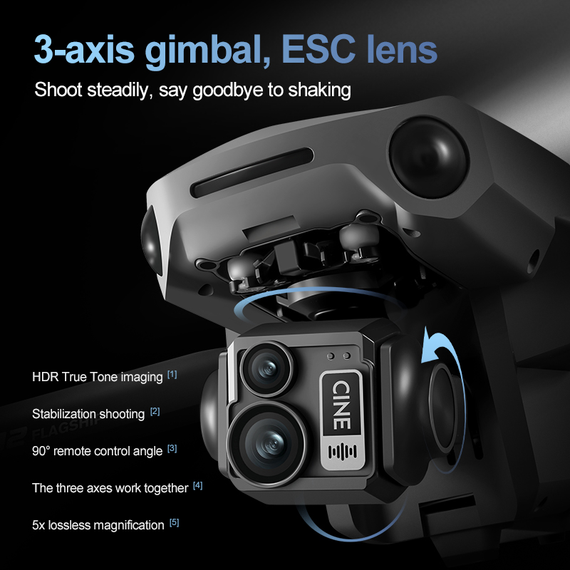 8K 3-Achsen-Gimbal Bürstenlose – Drone Camera Hd Bewertung und Preis