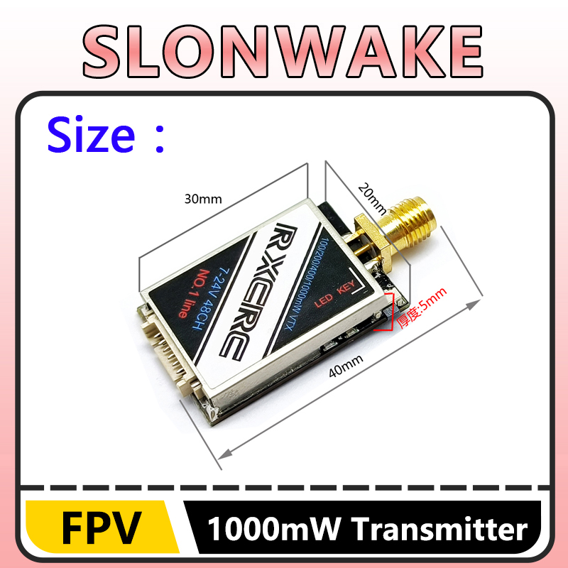 SLONWAKE 5.8G 48CH 1W VTX 100/ – Drone Camera Lens Bewertung und Preis